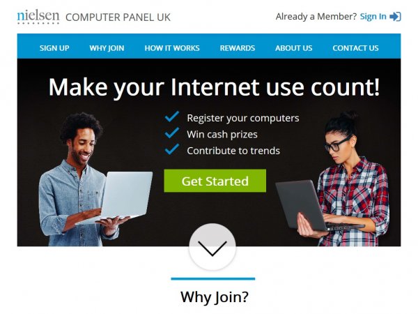 Panel Nielson Example Nielsen Computer Panel (Nielsen NetRatings) - Trusted - Paid surveys ...
