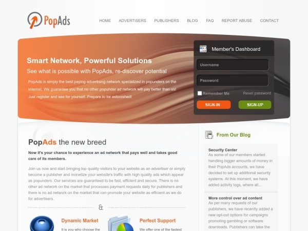 Popads PopAds - Trusted - Advertising networks - Online Money World